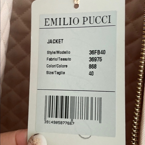 Emilio Pucci rabbit fur Moto Jacket - Picture 7 of 8